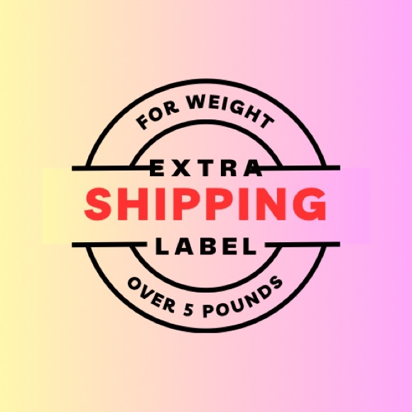 Other - Live Show shipping charge for orders over 5 pounds